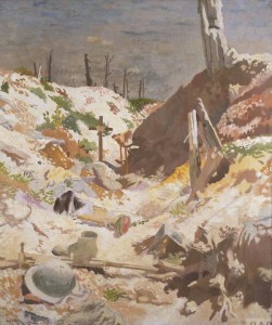 William Orpen : A Grave in a Trench