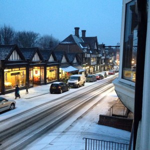 Station Rd snow