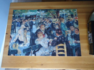 completed renoir jigsaw at cark april 2012