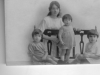 Bradbury children 1920\'s L-R: Jim, Nancy, Olive, Constance