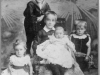 Bradbury children L-R: Hannah; Herbert; Arthur; Frank; Ernest c.1890