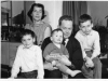 Coulshed Family 1966: David, Olive, John, Norman, Mark